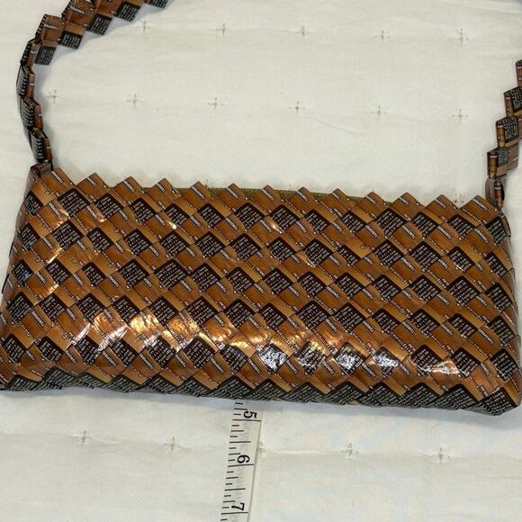 Vintage Candy Wrapper Women's Handbag Copper - Picture 7 of 10
